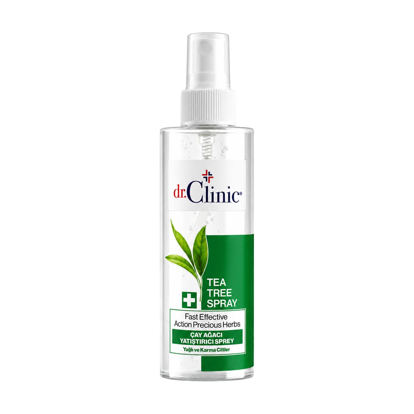 Спрей для обличчя Dr.Clinic Tea Tree Spray проти акне та запалень, з олією чайного дерева, 75 мл